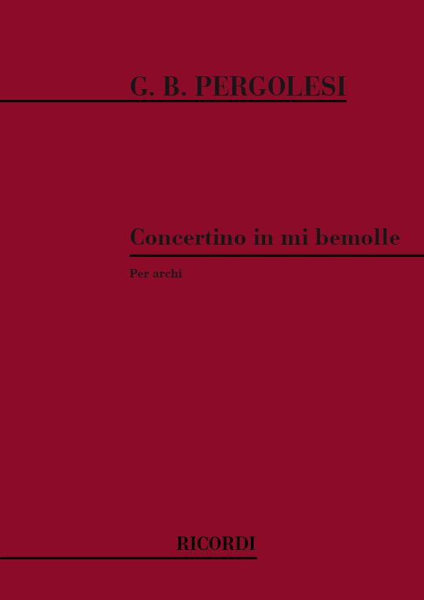 Concertino Per Archi In Mi Bem.